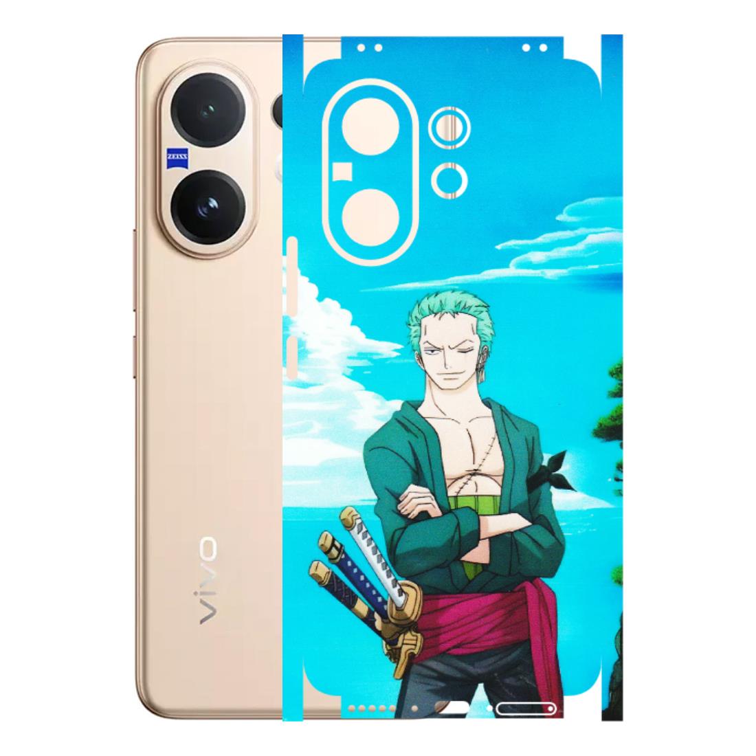 VIVO Z/V/X/T/U/S Series Phone Skins (All Models) - Cool Swordman Zoro Anime - Matte Finish (M-143) Vivo V60 5G