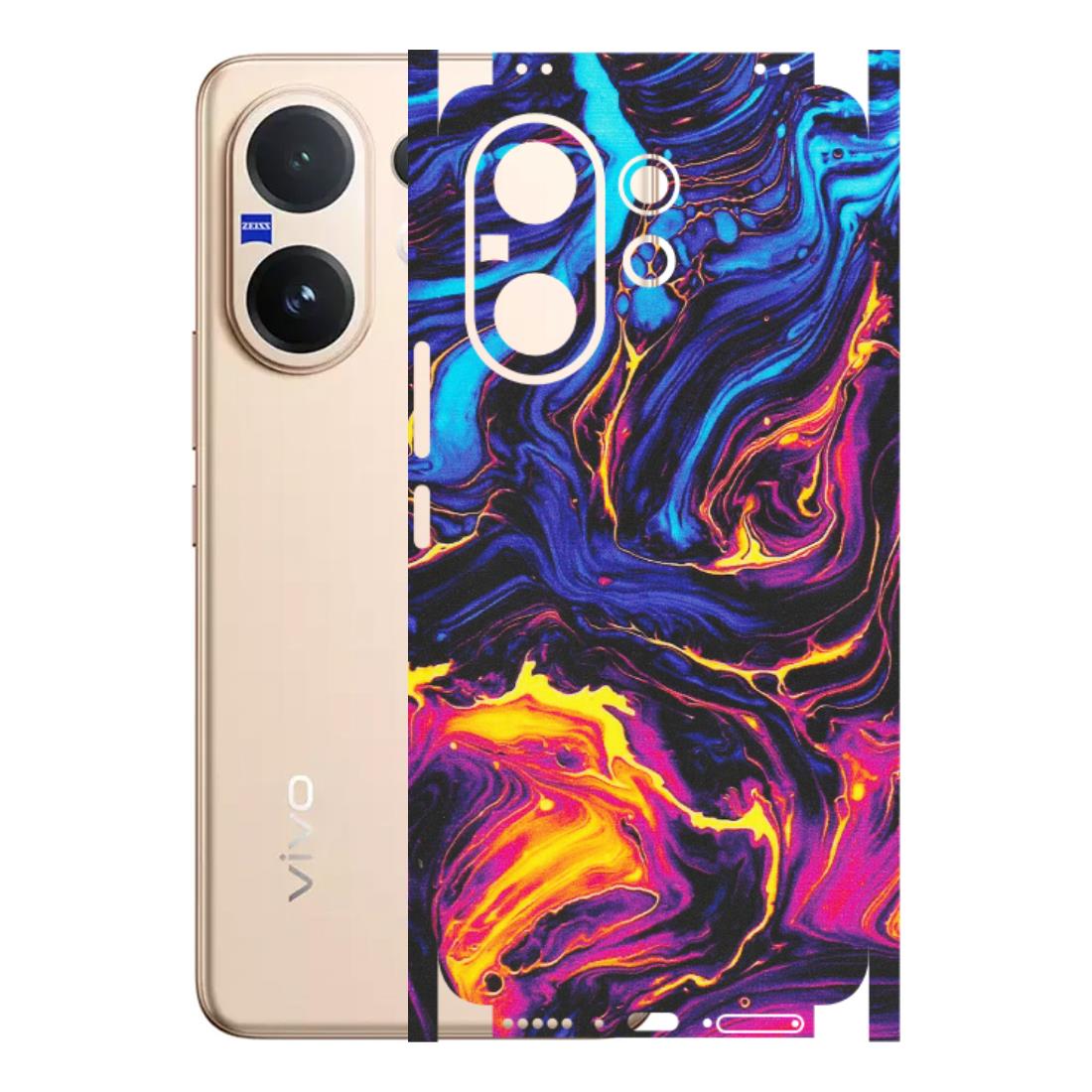 VIVO Z/V/X/T/U/S Series Phone Skins (All Models) - Abstract Paint Classy - Matte Finish (M-15) Vivo V60 5G