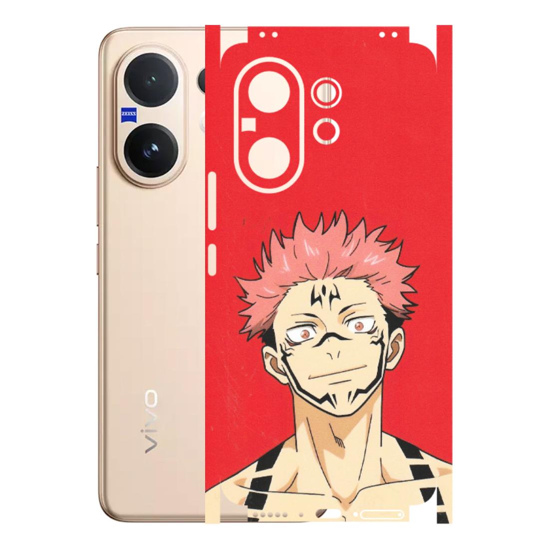 VIVO Z/V/X/T/U/S Series Phone Skins (All Models) - Ryomen Sukuna Fun Anime - Matte Finish (M-153) Vivo V60 5G