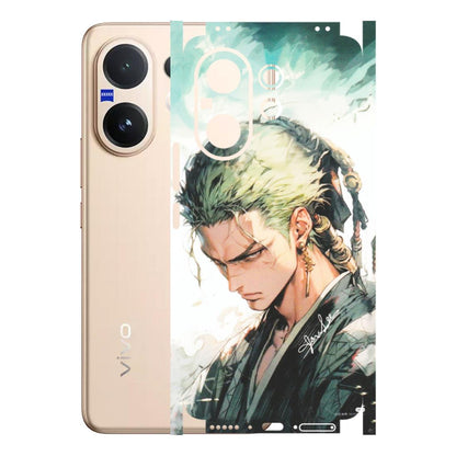 VIVO Z/V/X/T/U/S Series Phone Skins (All Models) - Pirate Hunter One Piece Anime - Matte Finish (M-157) Vivo V60 5G