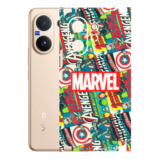 VIVO Z/V/X/T/U/S Series Phone Skins (All Models) - Marvel Comic Lover - Matte Finish (M-30) Vivo V60 5G