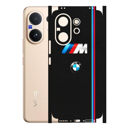 VIVO Z/V/X/T/U/S Series Phone Skins (All Models) - Styling With Black BMW - Matte Finish (M-74) Vivo V60 5G