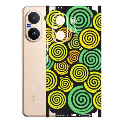 VIVO Z/V/X/T/U/S Series Phone Skins (All Models) - Crazy Spiral - Matte Finish (M-91) Vivo V60 5G