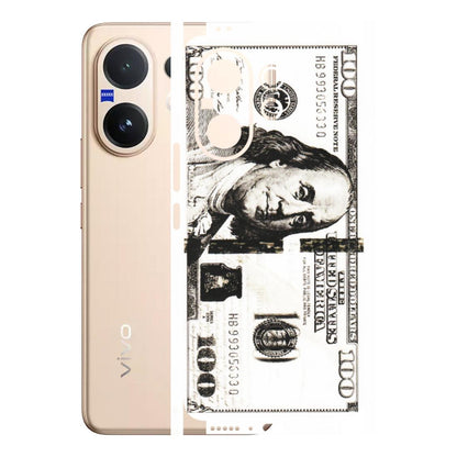 VIVO Z/V/X/T/U/S Series Phone Skins (All Models) - 100 Dollar Currency - Transparent Finish (T-01) Vivo V60 5G