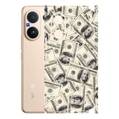 VIVO Z/V/X/T/U/S Series Phone Skins (All Models) - Dollar Lover - Transparent Finish (T-17) Vivo V60 5G