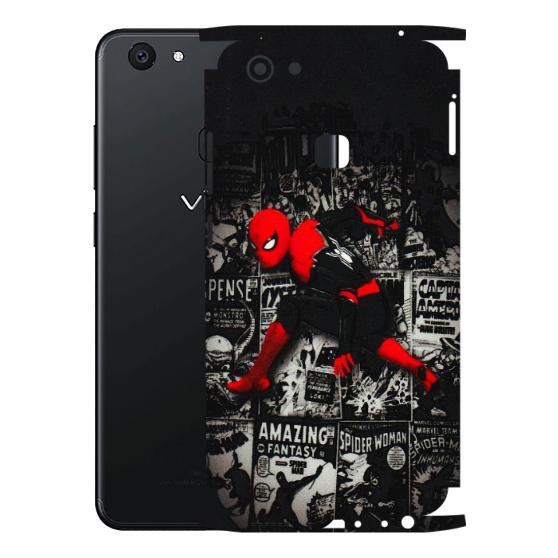 VIVO Z/V/X/T/U/S Series Phone Skins (All Models) - SpiderMan New - 3D Embossed Finish (L-162) Vivo V7 Plus