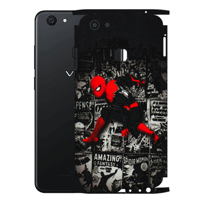 VIVO Z/V/X/T/U/S Series Phone Skins (All Models) - SpiderMan New - 3D Embossed Finish (L-162) Vivo V7 Plus