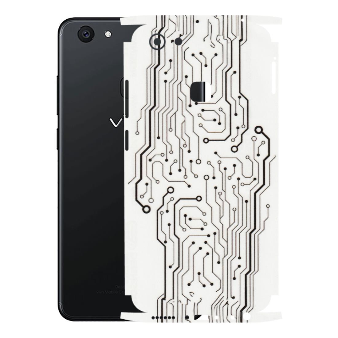 VIVO Z/V/X/T/U/S Series Phone Skins (All Models) - Tech Circuits - Transparent Finish (T-03) Vivo V7 Plus