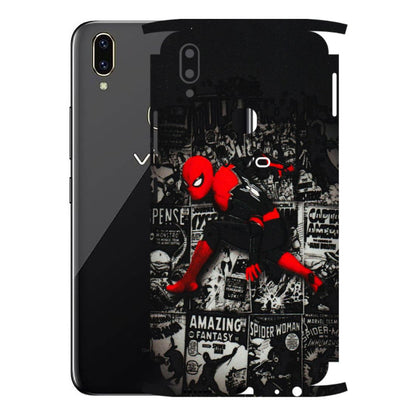 VIVO Z/V/X/T/U/S Series Phone Skins (All Models) - SpiderMan New - 3D Embossed Finish (L-162) Vivo V9
