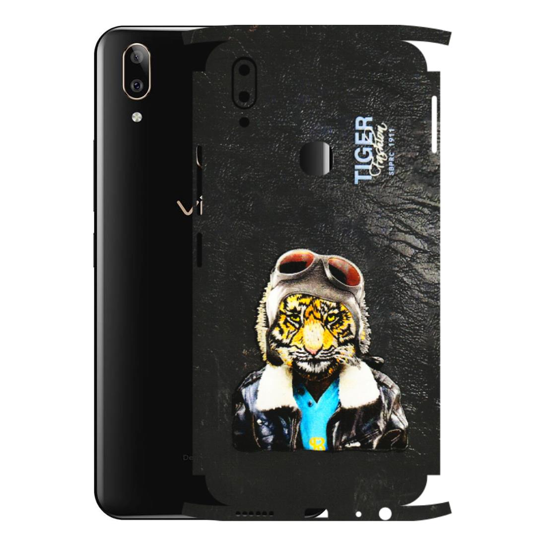 VIVO Z/V/X/T/U/S Series Phone Skins (All Models) - Rider Tiger - 3D Embossed Finish (L-113) Vivo V9 Pro