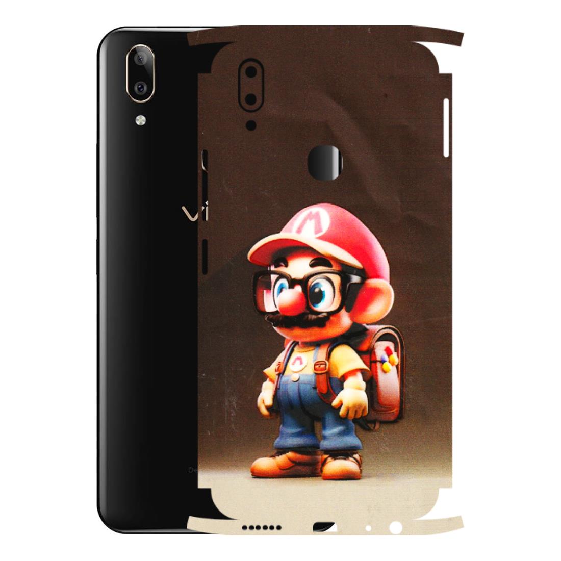 VIVO Z/V/X/T/U/S Series Phone Skins (All Models) - Little Mario - 3D Embossed Finish (L-119) Vivo V9 Pro