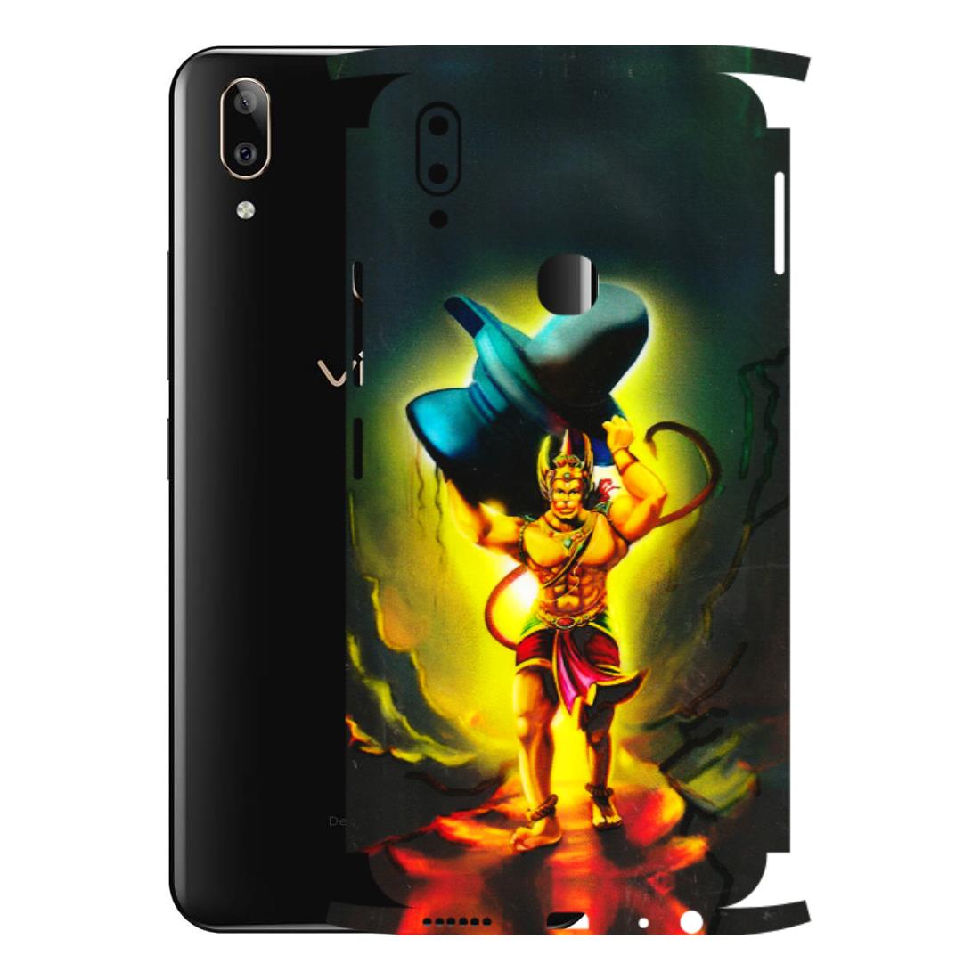 VIVO Z/V/X/T/U/S Series Phone Skins (All Models) - Hanuman Ji - 3D Embossed Finish (L-128) Vivo V9 Pro