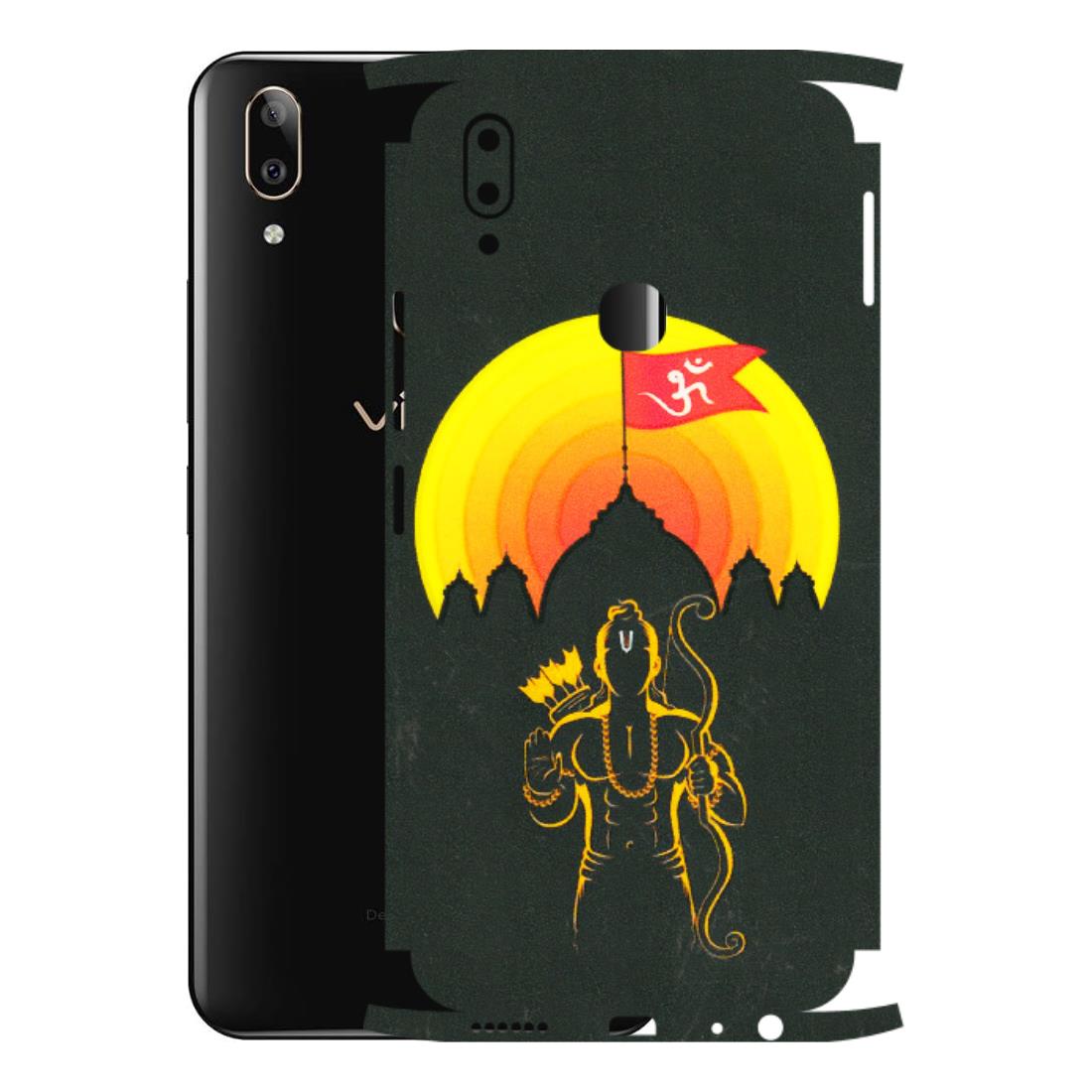 VIVO Z/V/X/T/U/S Series Phone Skins (All Models) - Lord Ram - 3D Embossed Finish (L-132) Vivo V9 Pro
