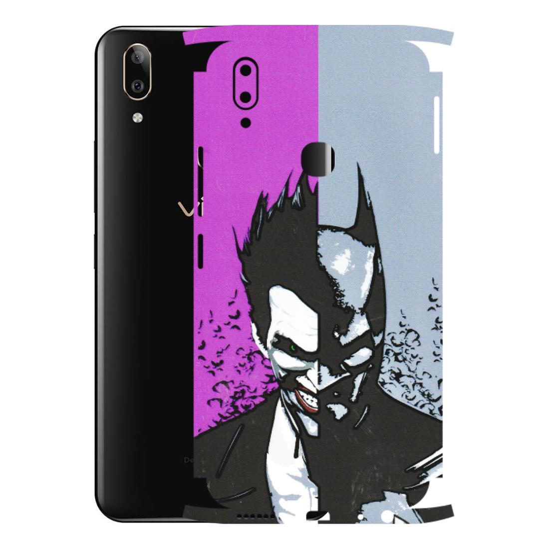 VIVO Z/V/X/T/U/S Series Phone Skins (All Models) - Batman & Joker - 3D Embossed Finish (L-143) Vivo V9 Pro