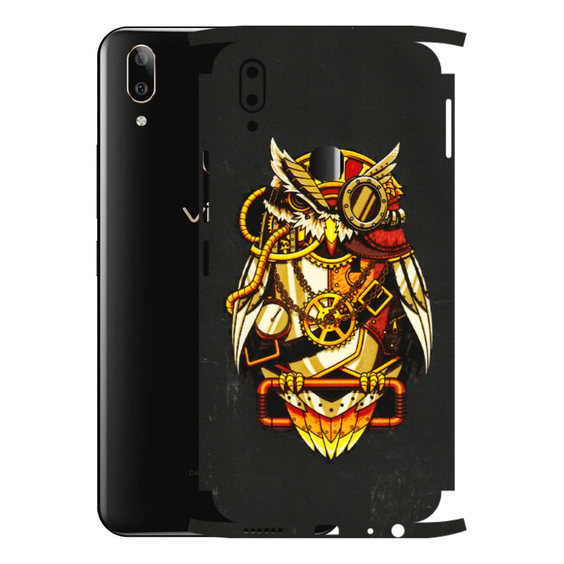 VIVO Z/V/X/T/U/S Series Phone Skins (All Models) - Classy Smart Owl - 3D Embossed Finish (L-144) Vivo V9 Pro