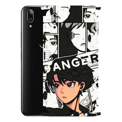 VIVO Z/V/X/T/U/S Series Phone Skins (All Models) - Danger Anime - 3D Embossed Finish (L-155) Vivo V9 Pro
