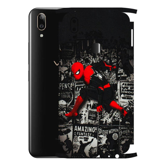 VIVO Z/V/X/T/U/S Series Phone Skins (All Models) - SpiderMan New - 3D Embossed Finish (L-162) Vivo V9 Pro