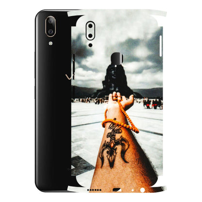 VIVO Z/V/X/T/U/S Series Phone Skins (All Models) - Jai Adiyogi Mahakaal - 3D Embossed Finish (L-164) Vivo V9 Pro