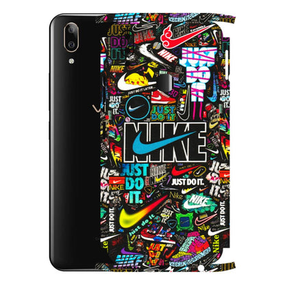 VIVO Z/V/X/T/U/S Series Phone Skins (All Models) - Just Do It Doodles - 3D Embossed Finish (L-166) Vivo V9 Pro