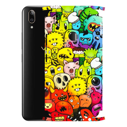 VIVO Z/V/X/T/U/S Series Phone Skins (All Models) - Angry Funkies - 3D Embossed Finish (L-169) Vivo V9 Pro