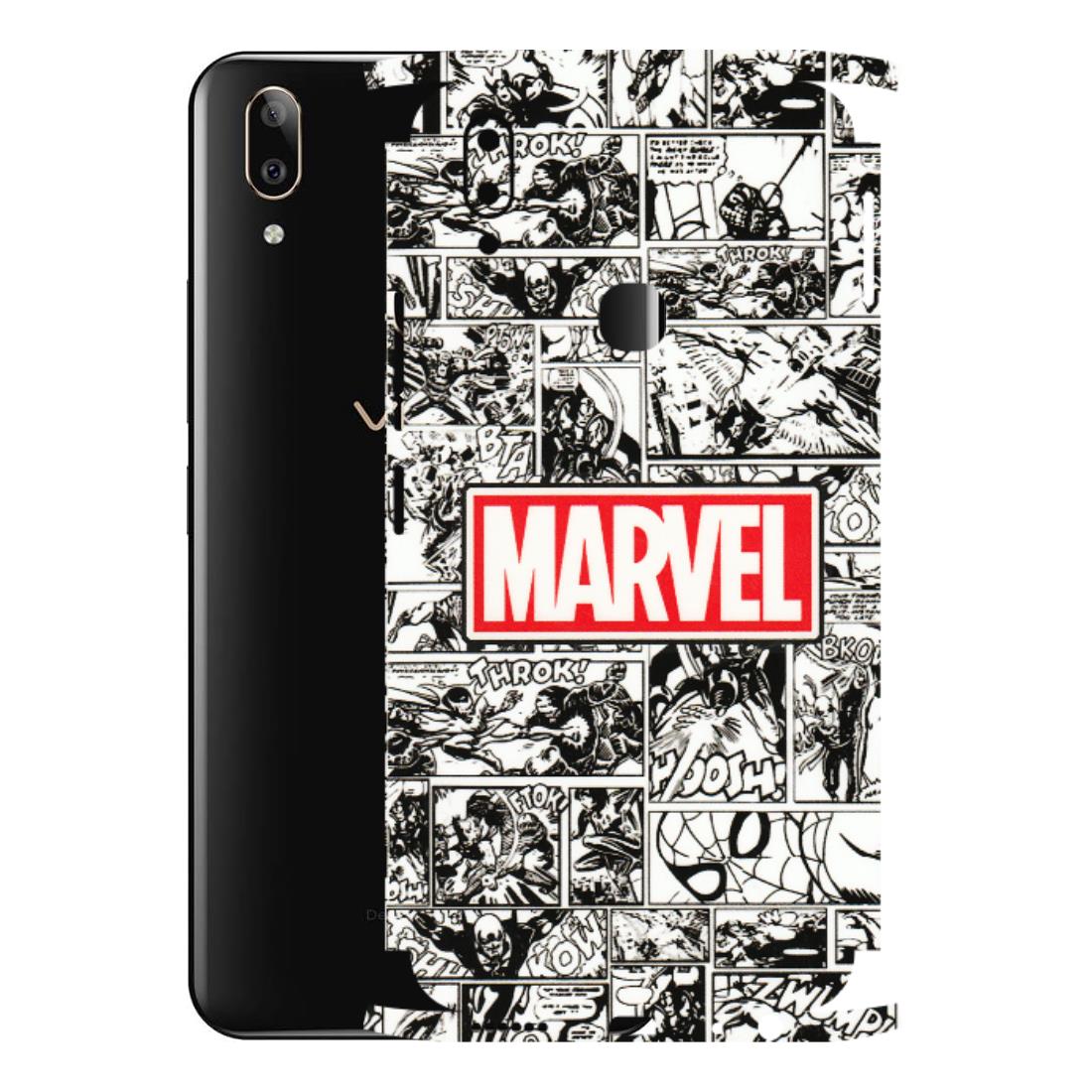 VIVO Z/V/X/T/U/S Series Phone Skins (All Models) - Marvel Comic - 3D Embossed Finish (L-171) Vivo V9 Pro