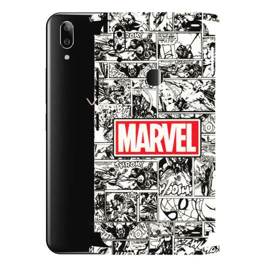 VIVO Z/V/X/T/U/S Series Phone Skins (All Models) - Marvel Comic - 3D Embossed Finish (L-171) Vivo V9 Pro