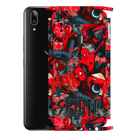 VIVO Z/V/X/T/U/S Series Phone Skins (All Models) - SpiderMan Cool - 3D Embossed Finish (L-188) Vivo V9 Pro