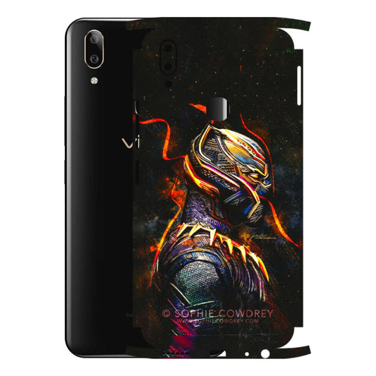VIVO Z/V/X/T/U/S Series Phone Skins (All Models) - Black Panther - 3D Embossed Finish (L-190) Vivo V9 Pro