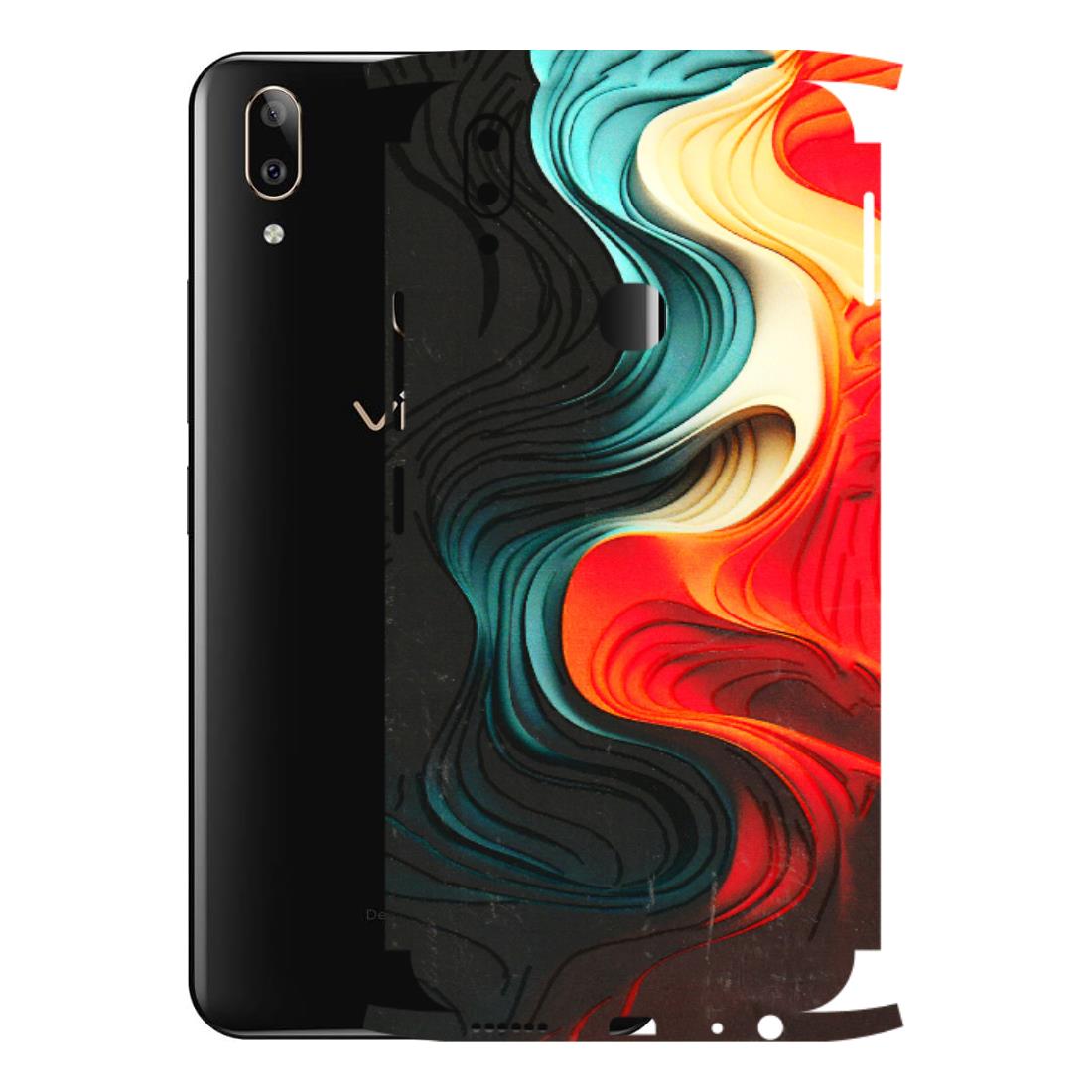 VIVO Z/V/X/T/U/S Series Phone Skins (All Models) - The Silky Swirl - 3D Embossed Finish (L-240) Vivo V9 Pro