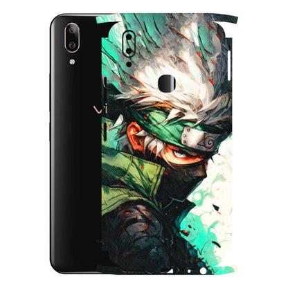 VIVO Z/V/X/T/U/S Series Phone Skins (All Models) - Kakashi Side Profile - 3D Embossed Finish (L-249) Vivo V9 Pro
