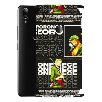 VIVO Z/V/X/T/U/S Series Phone Skins (All Models) - One Piece Zoro - 3D Embossed Finish (L-250) Vivo V9 Pro