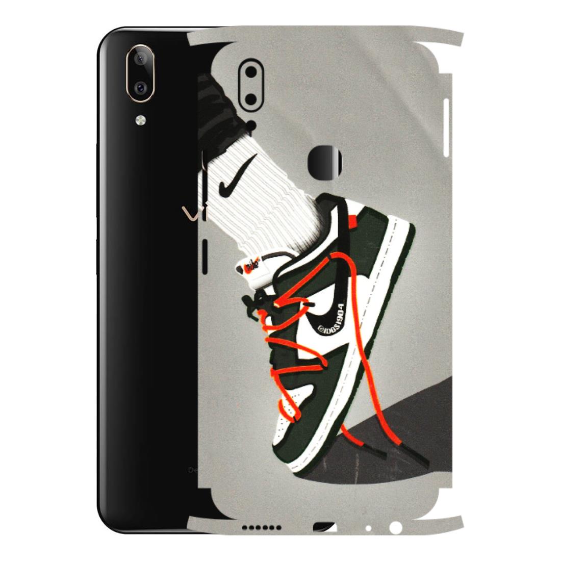 VIVO Z/V/X/T/U/S Series Phone Skins (All Models) - New Grey Sneaker - 3D Embossed Finish (L-261) Vivo V9 Pro