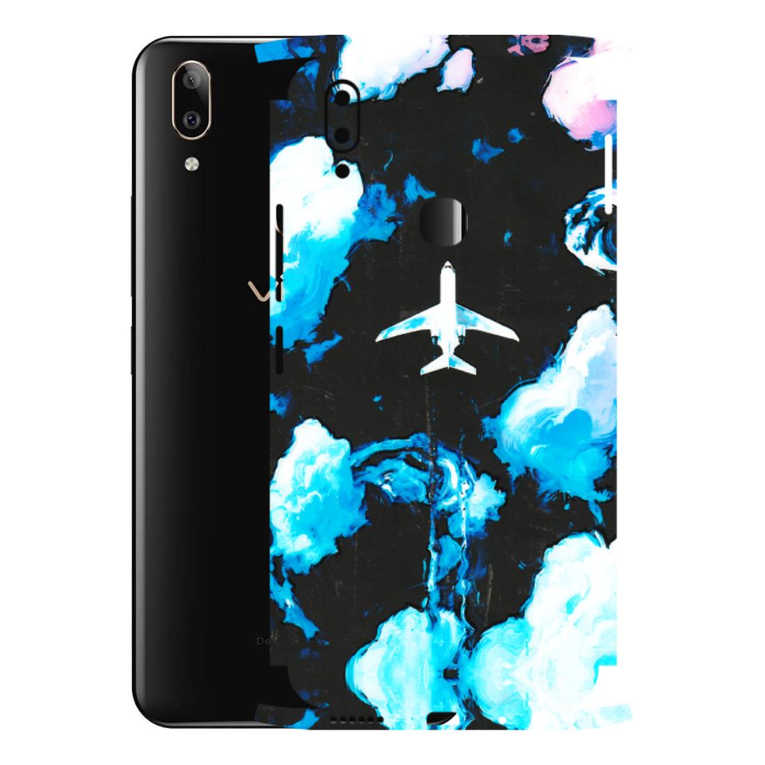 VIVO Z/V/X/T/U/S Series Phone Skins (All Models) - Travel In Airline - 3D Embossed Finish (L-264) Vivo V9 Pro