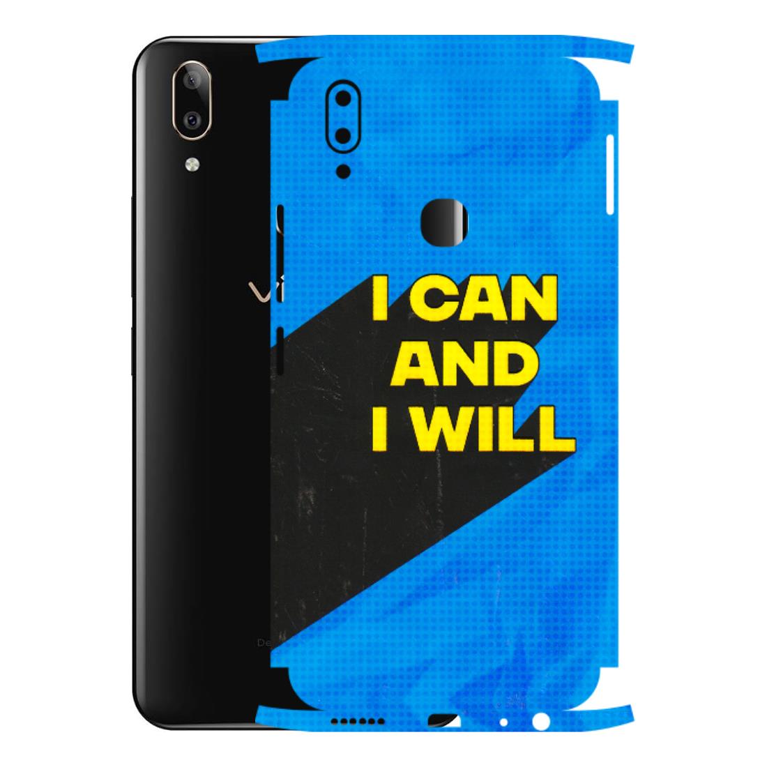 VIVO Z/V/X/T/U/S Series Phone Skins (All Models) - I Can And I Will - 3D Embossed Finish (L-281) Vivo V9 Pro