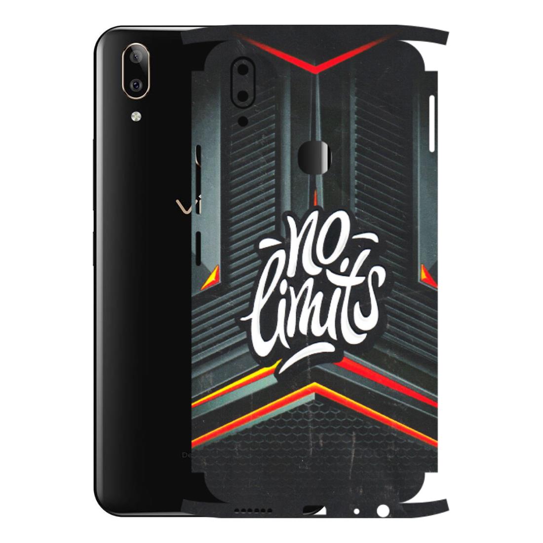 VIVO Z/V/X/T/U/S Series Phone Skins (All Models) - No Limits - 3D Embossed Finish (L-286) Vivo V9 Pro