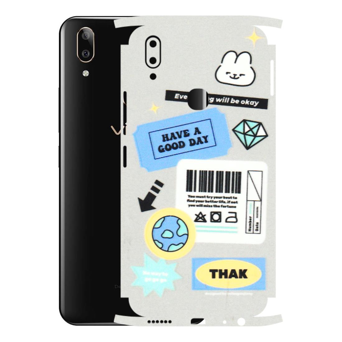 VIVO Z/V/X/T/U/S Series Phone Skins (All Models) - Will Be Okay Design - 3D Embossed Finish (L-316) Vivo V9 Pro