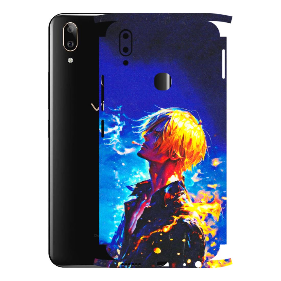 VIVO Z/V/X/T/U/S Series Phone Skins (All Models) - Sanji Vinsmoke One Piece - 3D Embossed Finish (L-319) Vivo V9 Pro