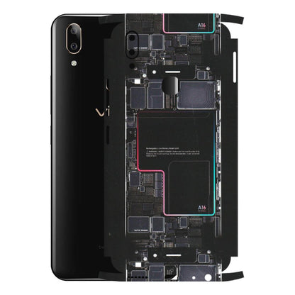VIVO Z/V/X/T/U/S Series Phone Skins (All Models) - Motherboard Circuit Layout - Matte Finish (M-117) Vivo V9 Pro