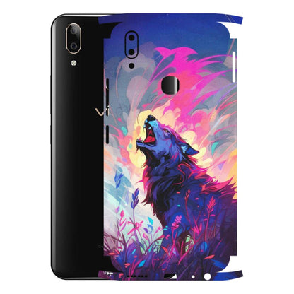 VIVO Z/V/X/T/U/S Series Phone Skins (All Models) - New Wild Wolf Abstract - Matte Finish (M-125) Vivo V9 Pro