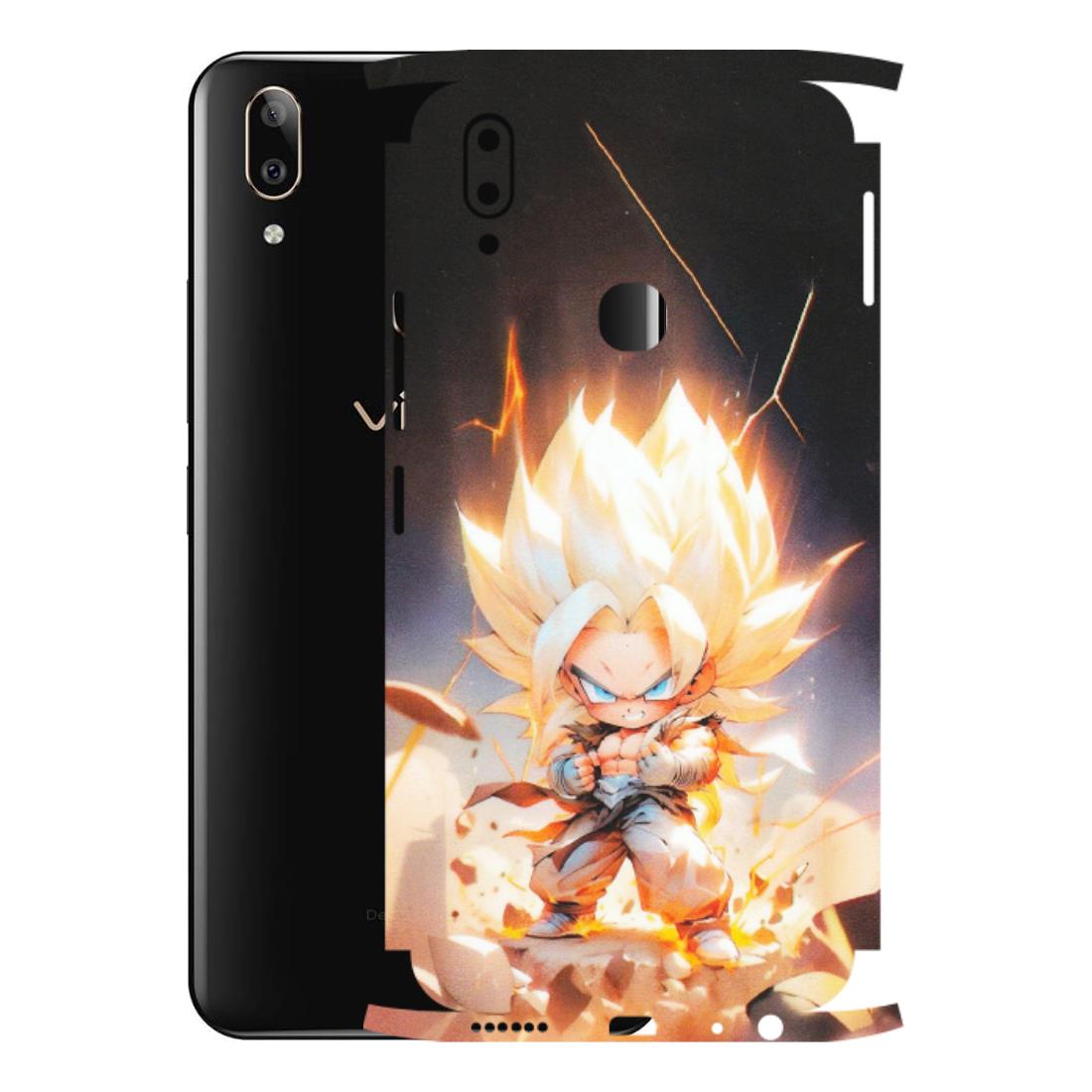 VIVO Z/V/X/T/U/S Series Phone Skins (All Models) - Goku Dragon Cute Anime - Matte Finish (M-131) Vivo V9 Pro