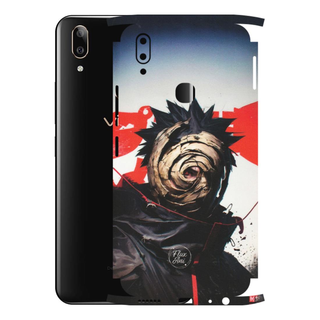 VIVO Z/V/X/T/U/S Series Phone Skins (All Models) - Obito Uchiha Cool Anime - Matte Finish (M-134) Vivo V9 Pro