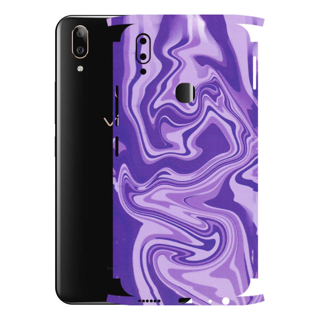VIVO Z/V/X/T/U/S Series Phone Skins (All Models) - Hazy Purple Nights - Matte Finish (M-14) Vivo V9 Pro