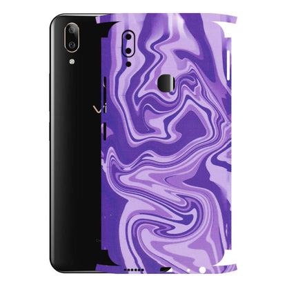 VIVO Z/V/X/T/U/S Series Phone Skins (All Models) - Hazy Purple Nights - Matte Finish (M-14) Vivo V9 Pro