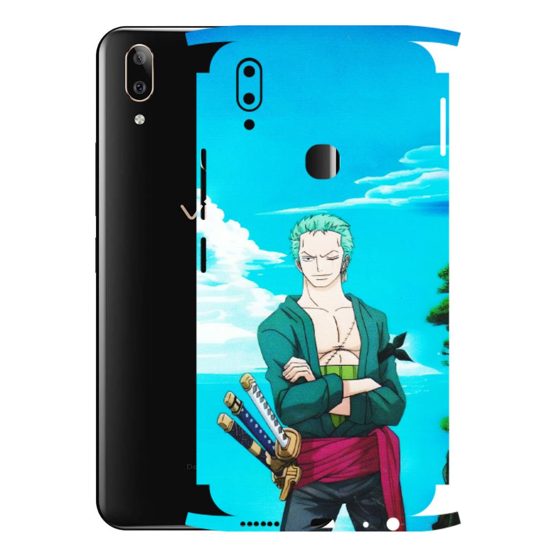 VIVO Z/V/X/T/U/S Series Phone Skins (All Models) - Cool Swordman Zoro Anime - Matte Finish (M-143) Vivo V9 Pro