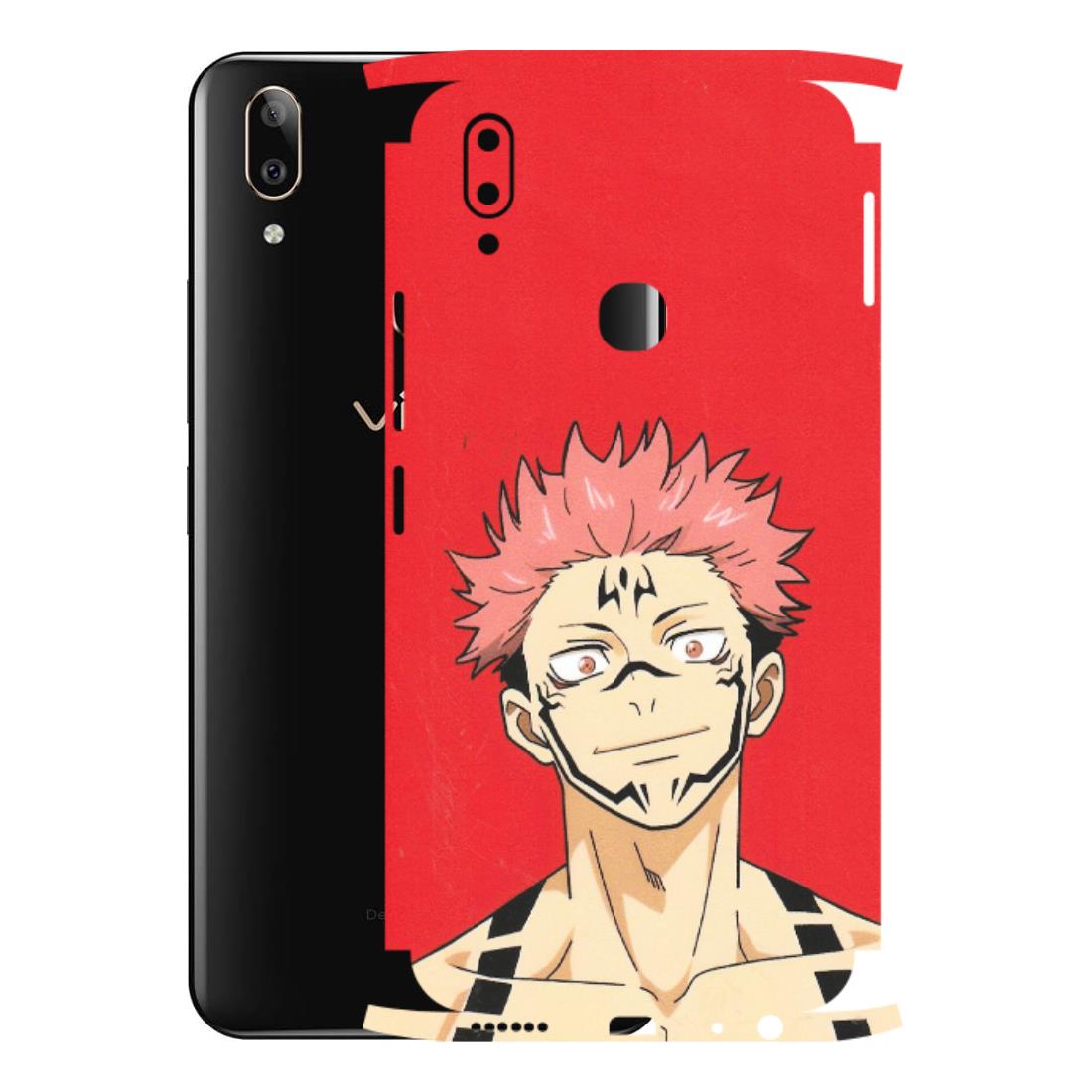 VIVO Z/V/X/T/U/S Series Phone Skins (All Models) - Ryomen Sukuna Fun Anime - Matte Finish (M-153) Vivo V9 Pro