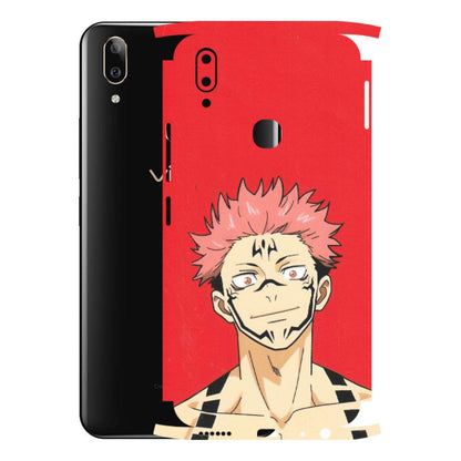 VIVO Z/V/X/T/U/S Series Phone Skins (All Models) - Ryomen Sukuna Fun Anime - Matte Finish (M-153) Vivo V9 Pro