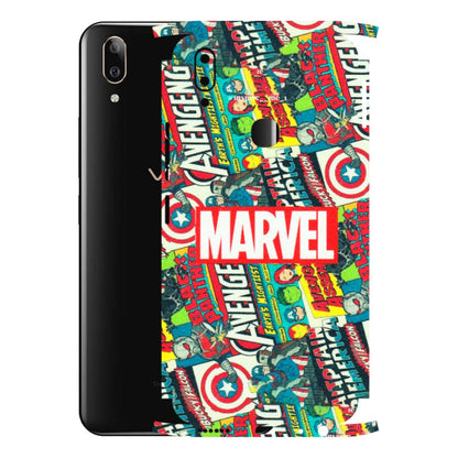 VIVO Z/V/X/T/U/S Series Phone Skins (All Models) - Marvel Comic Lover - Matte Finish (M-30) Vivo V9 Pro