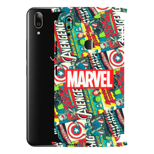VIVO Z/V/X/T/U/S Series Phone Skins (All Models) - Marvel Comic Lover - Matte Finish (M-30) Vivo V9 Pro