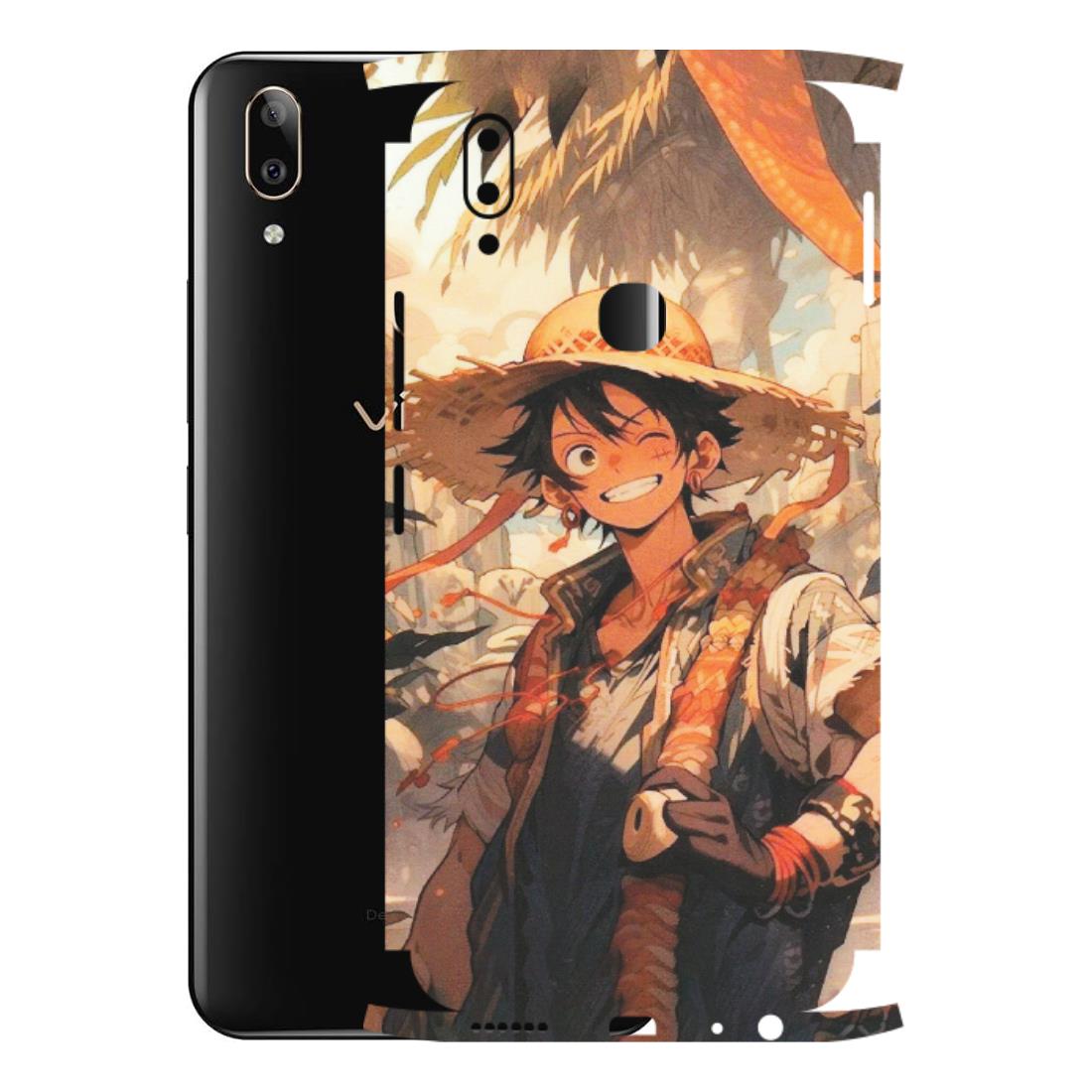 VIVO Z/V/X/T/U/S Series Phone Skins (All Models) - Anime Character Smile - Matte Finish (M-33) Vivo V9 Pro
