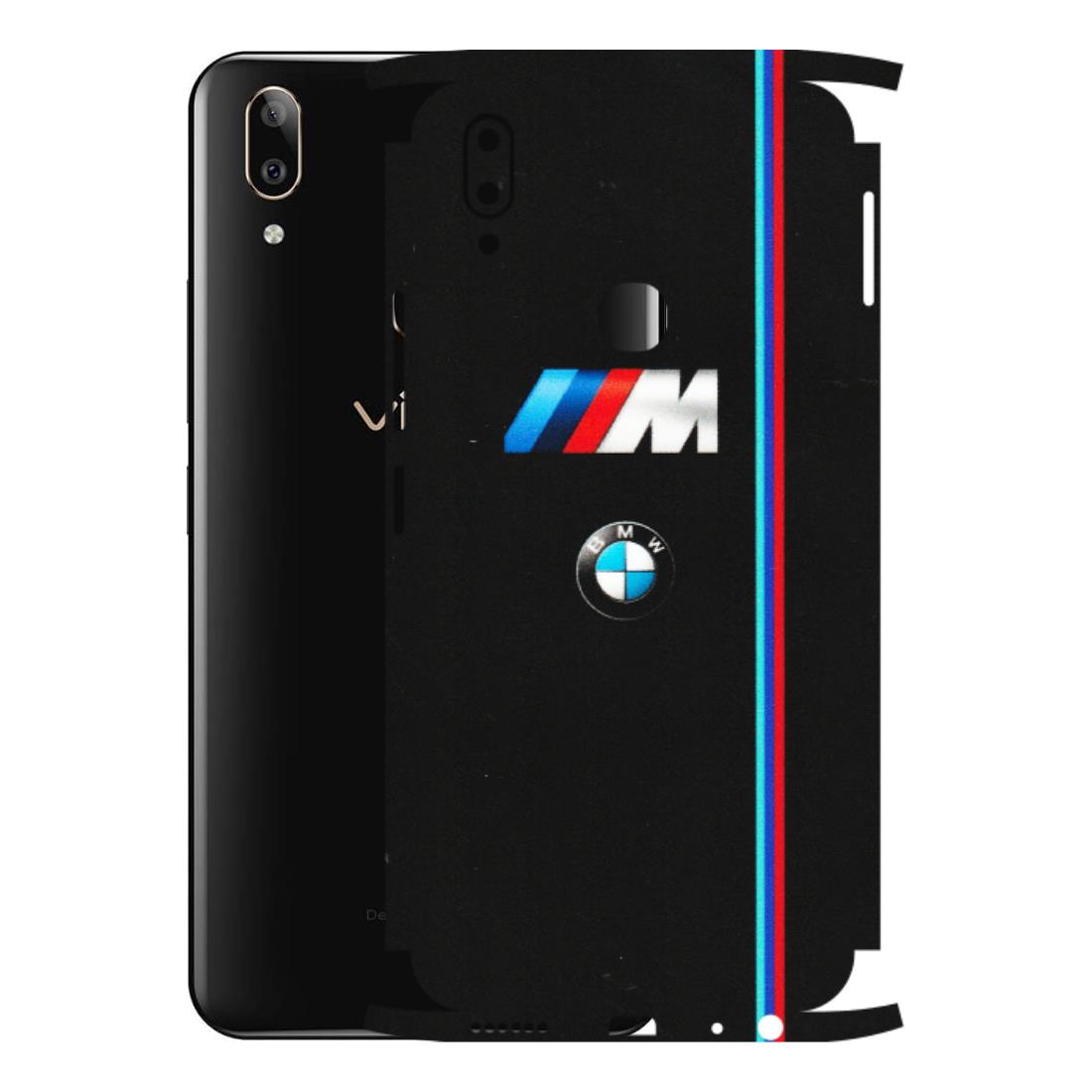 VIVO Z/V/X/T/U/S Series Phone Skins (All Models) - Styling With Black BMW - Matte Finish (M-74) Vivo V9 Pro